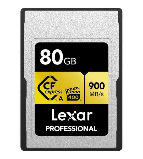 Lexar 80GB Professional CFexpress Type A Card GOLD Series LEXAR LCAGOLD080G-RNENG 